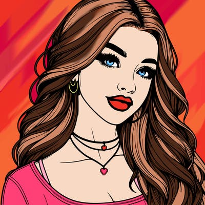 detailed realistic girl