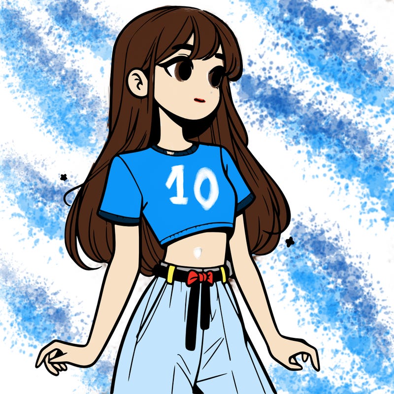 girl in a cute crop top