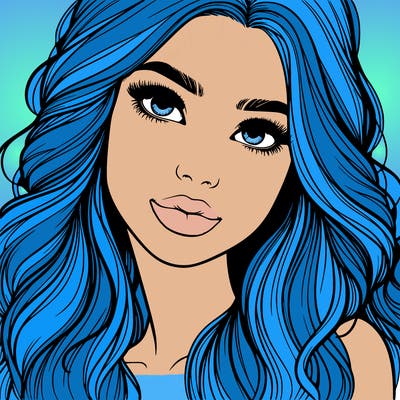 beautiful realistic girl