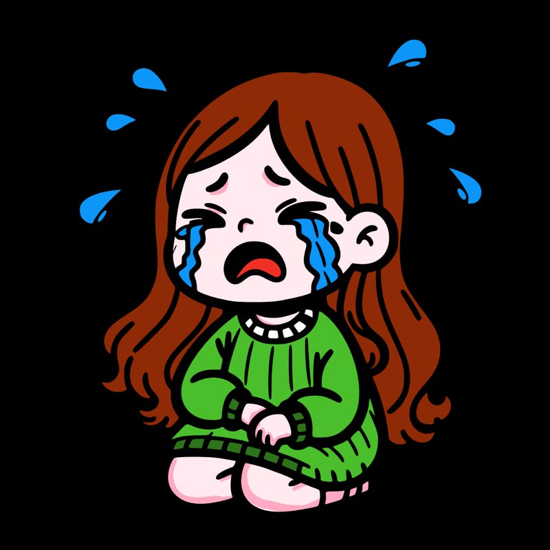 crying girl
