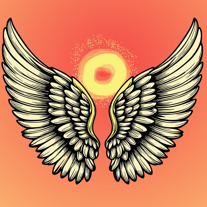 realistic angel wings 4 wings