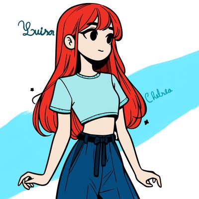 girl in a cute crop top