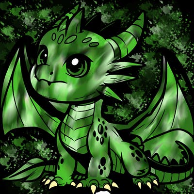 fierce baby night dragon