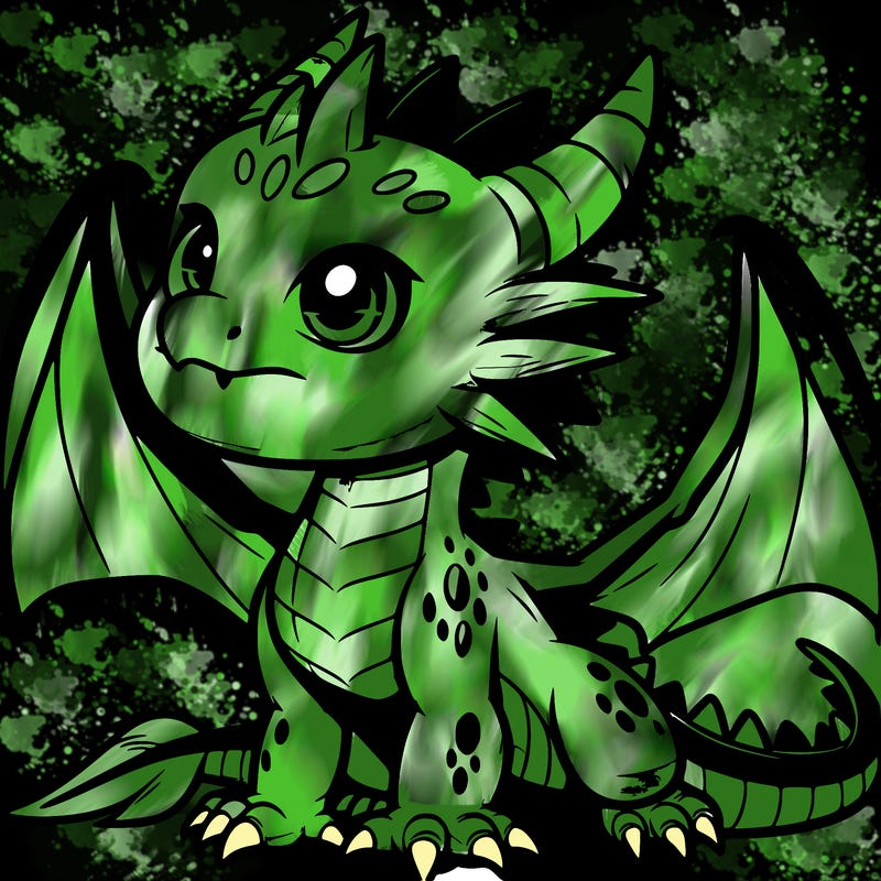 fierce baby night dragon