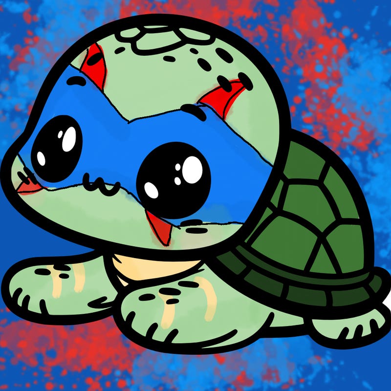a cute baby turtle