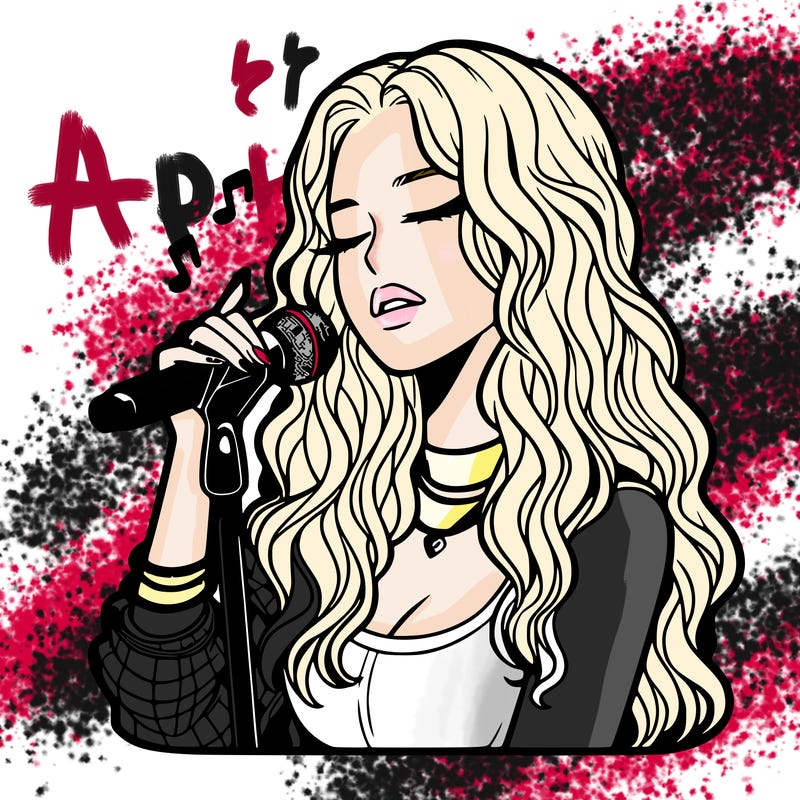 realistic female singer