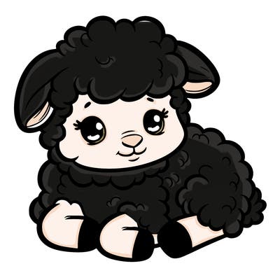 a baby sheep