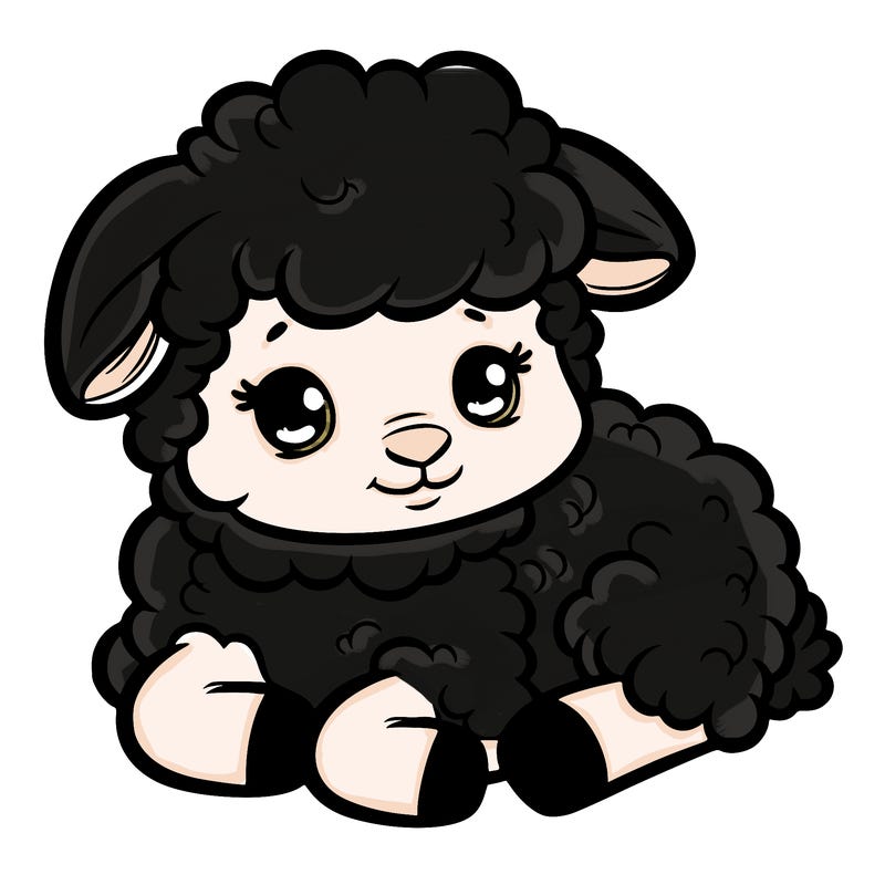 a baby sheep