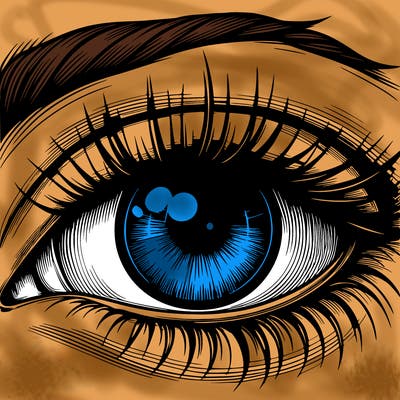 realistic eye