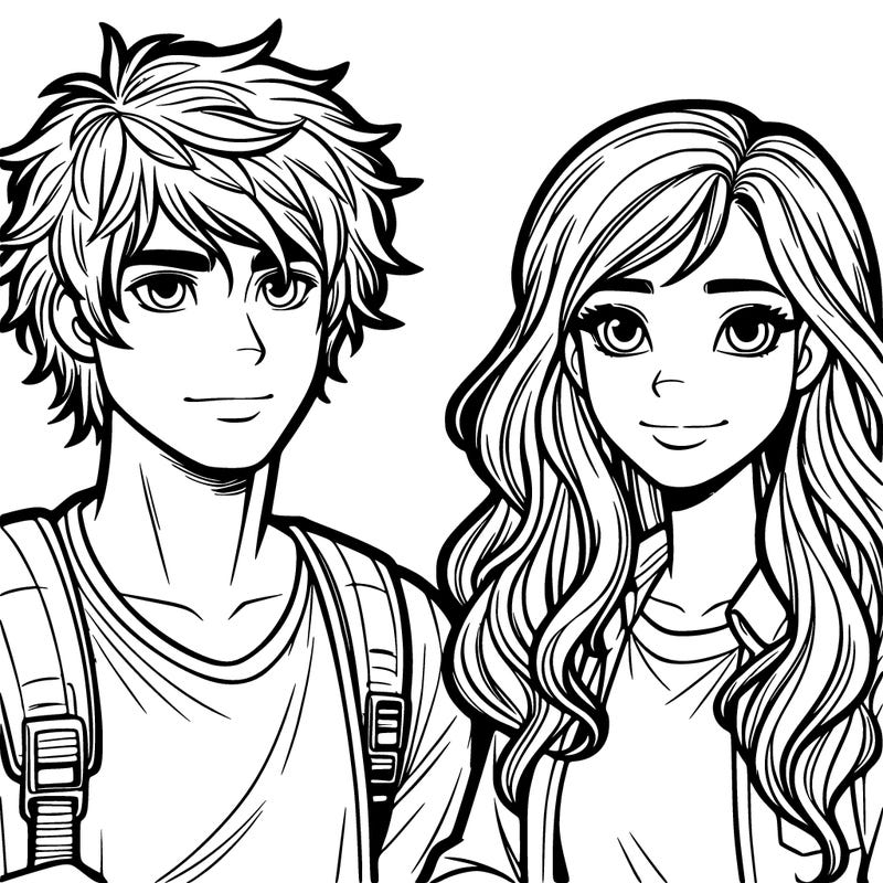 percy and annabeth from percy jackson