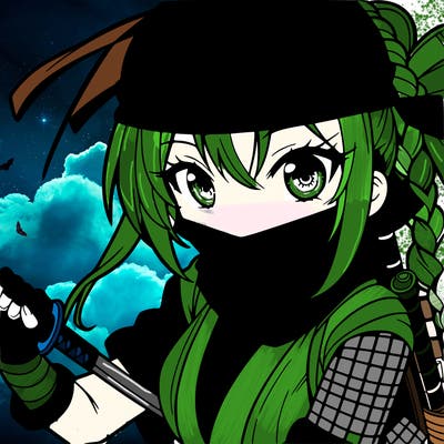 manga girl ninja