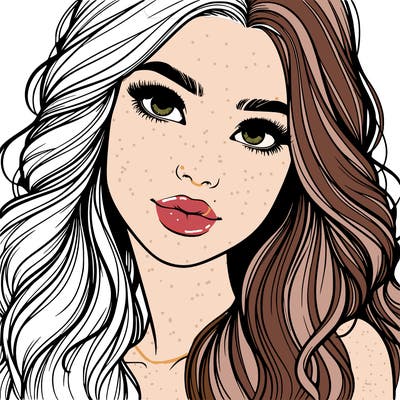 beautiful realistic girl