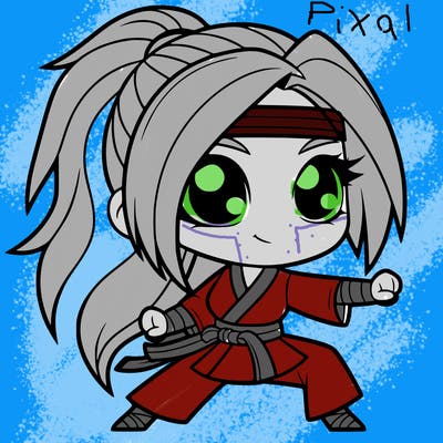 a ninja girl