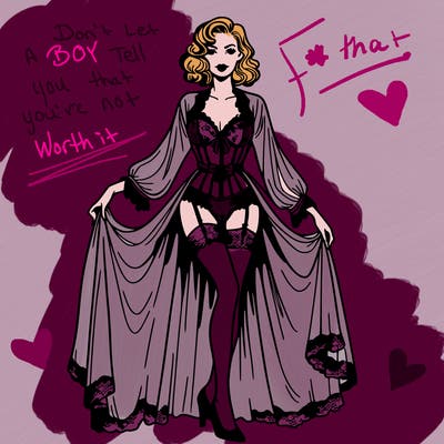 boudoir outfit woman posing