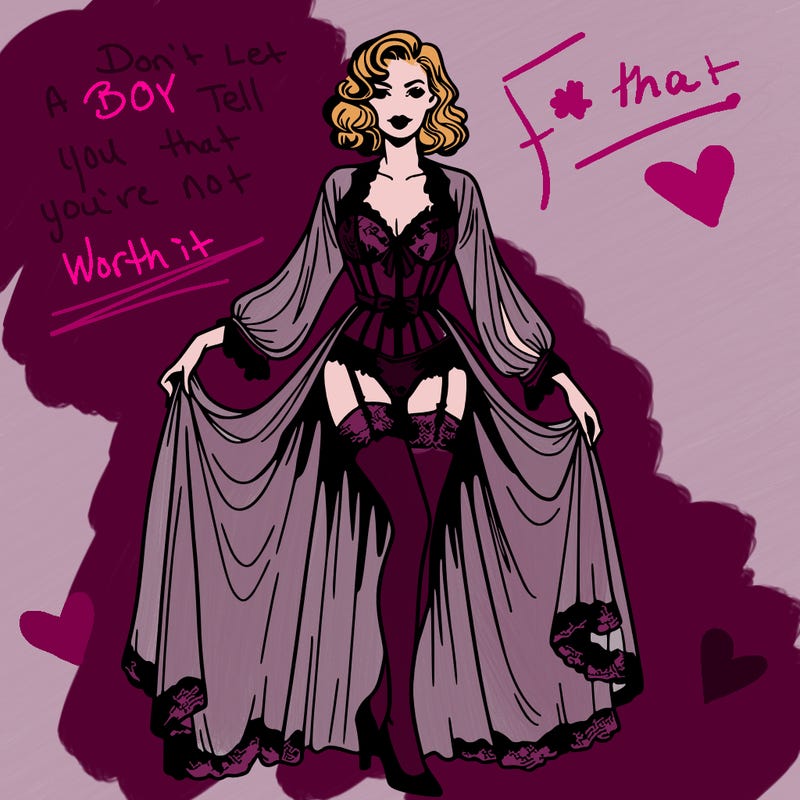 boudoir outfit woman posing