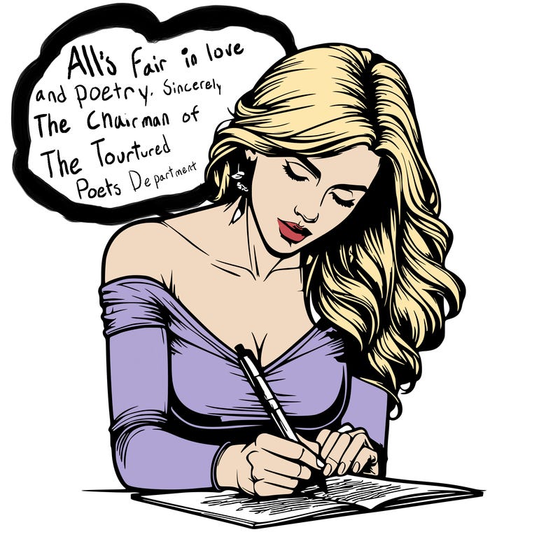 realistic female writing poetry