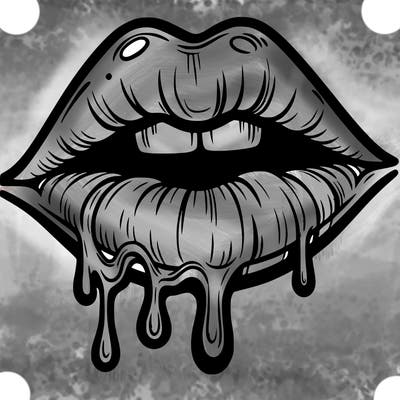 lips that look realistic and drip