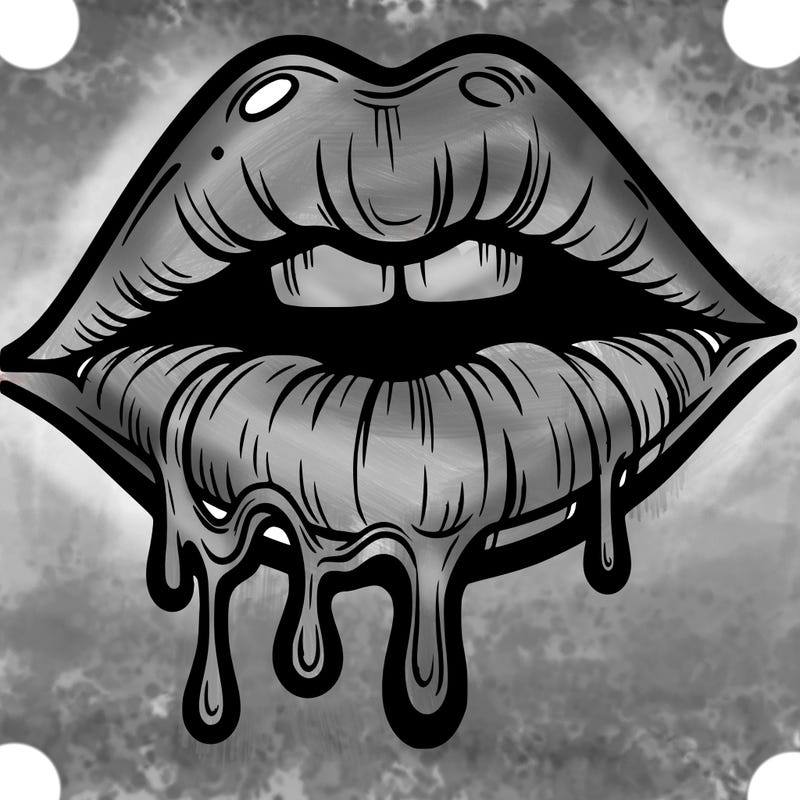 lips that look realistic and drip