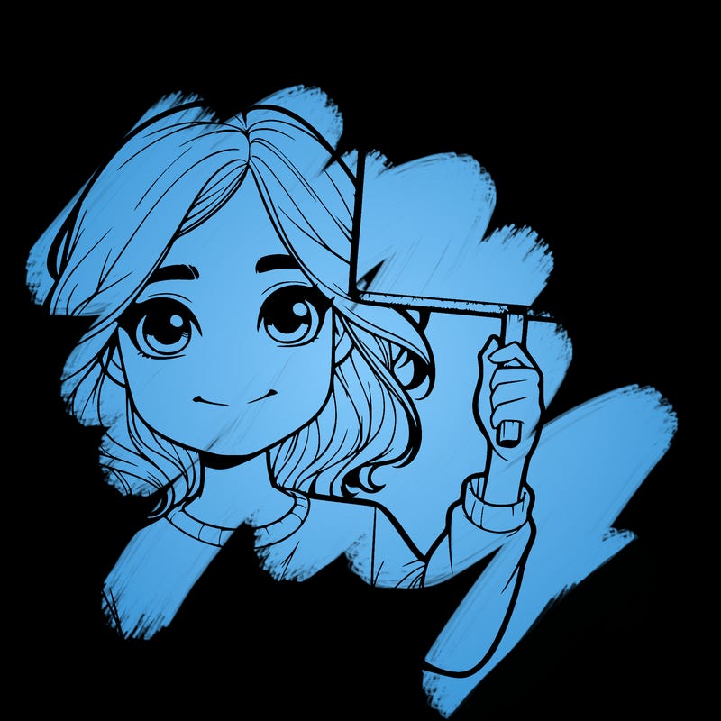 realistic girl holding up a sign