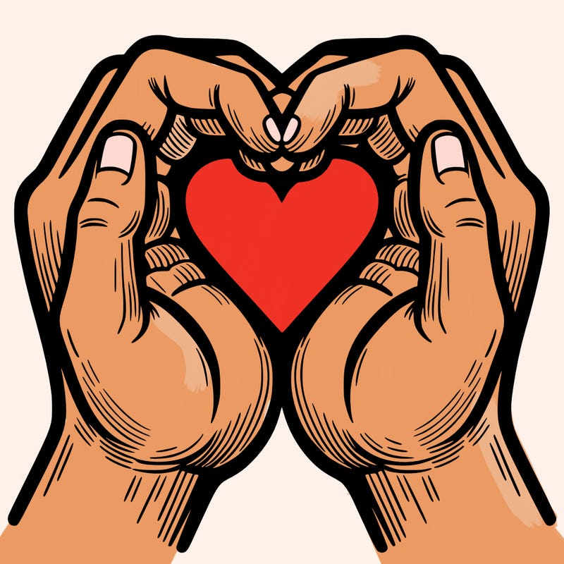 hands making a heart