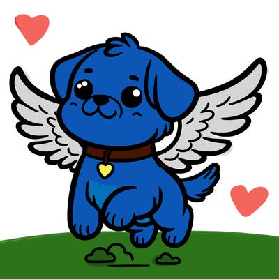 dog with wings