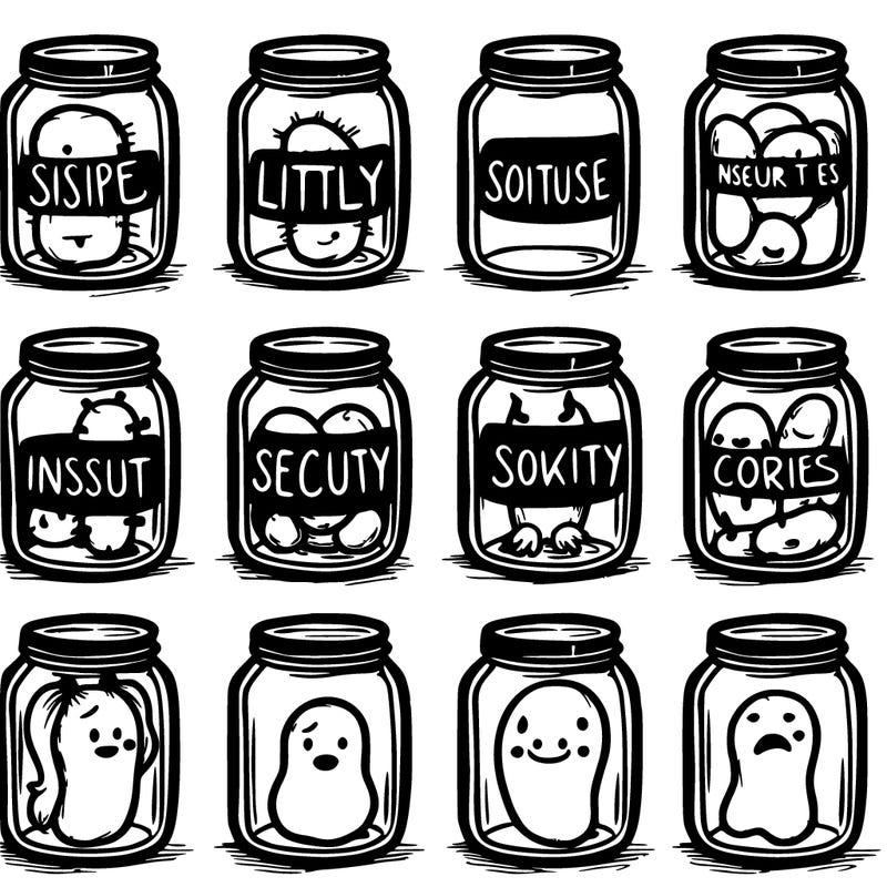 12 jars of insecurities