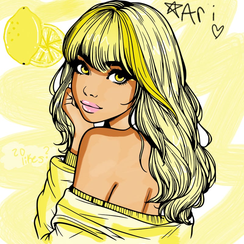 realistic girl with bangs looking over her shoulder