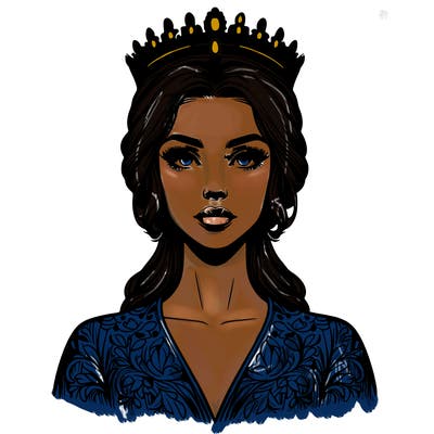 realistic beautiful queen