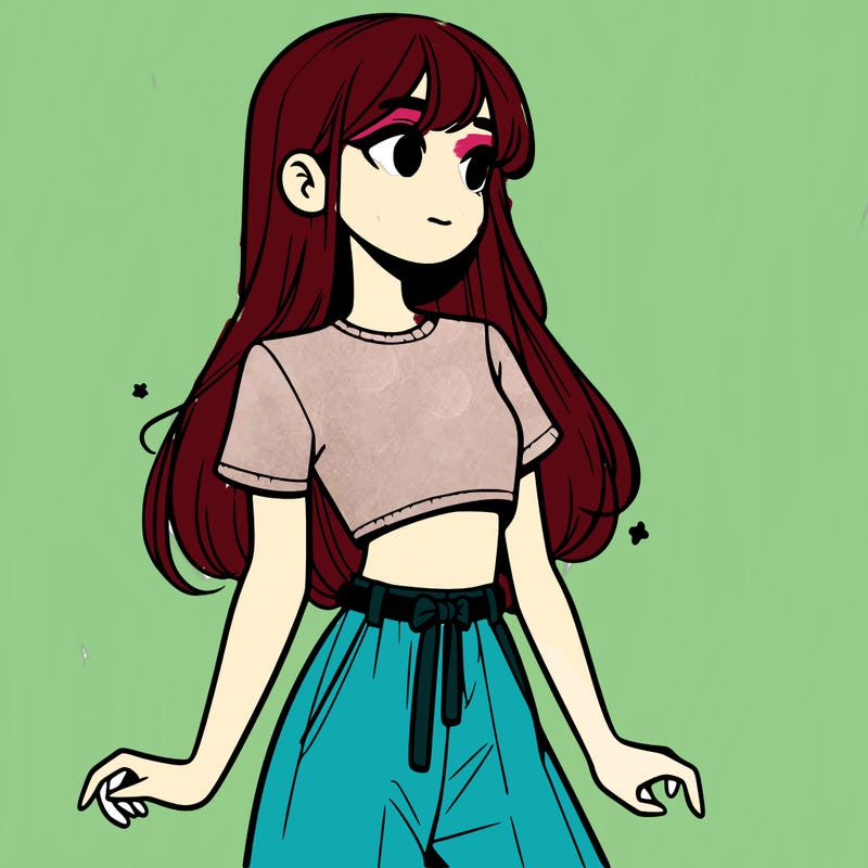 girl in a cute crop top