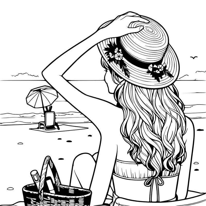 realistic very summertime girl