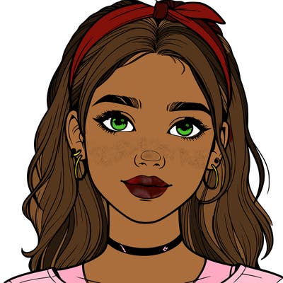 realistic teenage girl