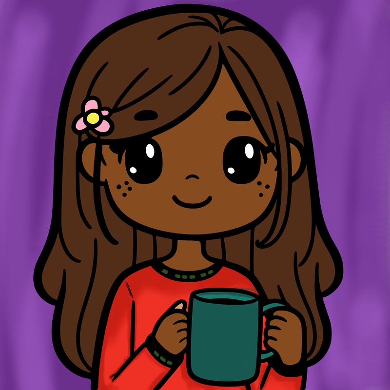 girl holding a mug