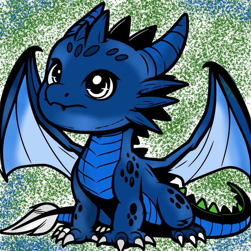 fierce baby night dragon