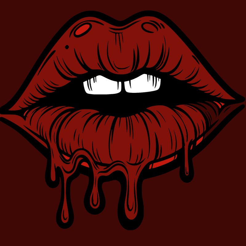 lips that look realistic and drip