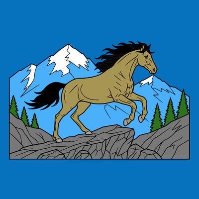 mountain horse