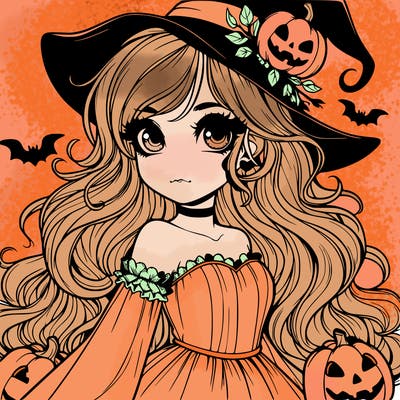 realistic girl halloween