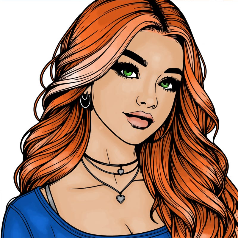 detailed realistic girl