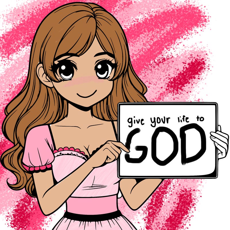 realistic pretty girl holding blank sign