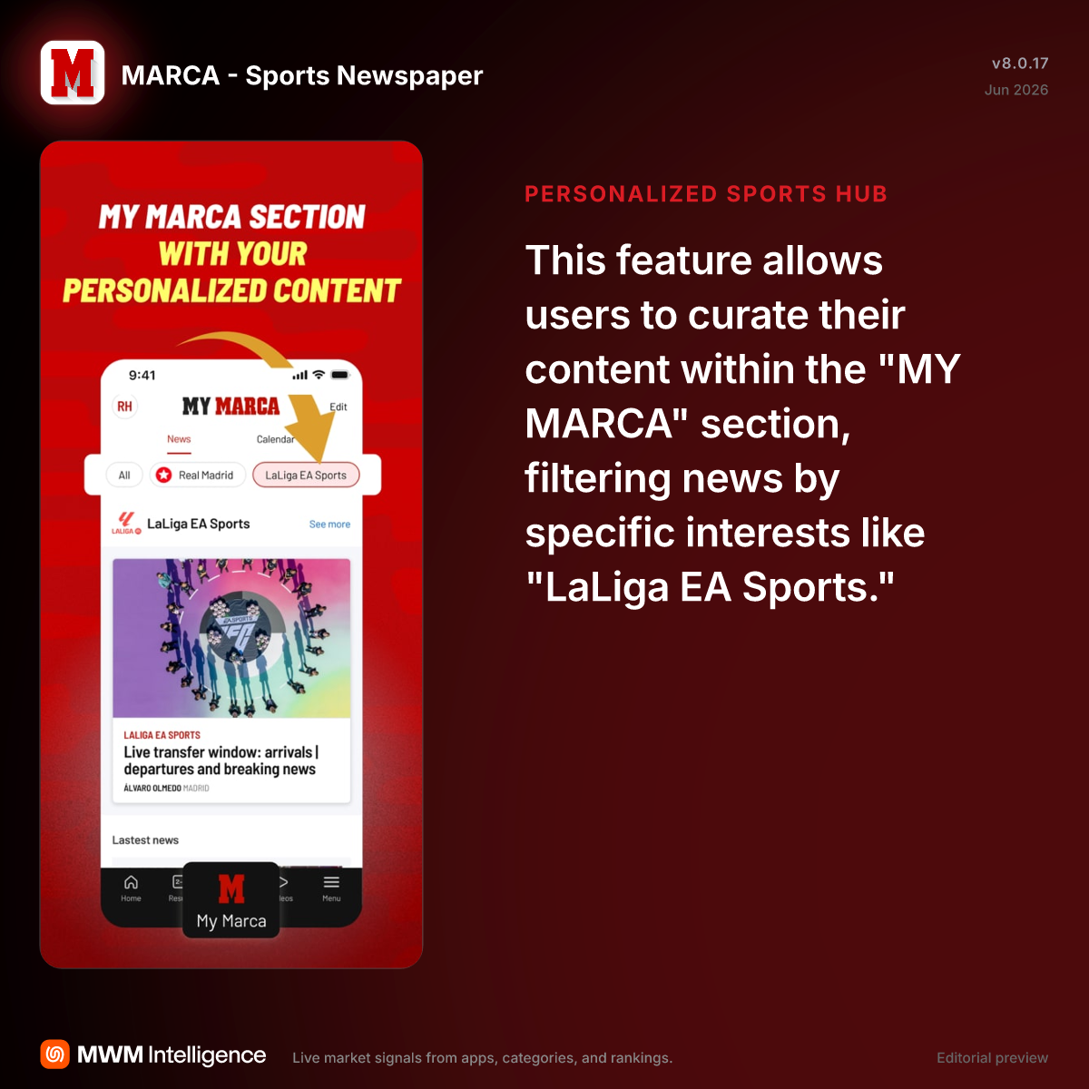 MARCA - Sports Newspaper - Sports App | MWM