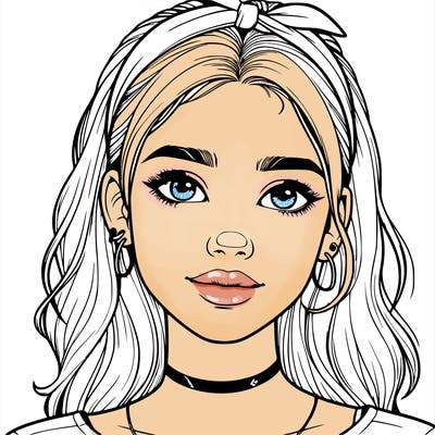 realistic teenage girl