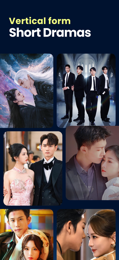 YOUKU-Drama, Film, Show, Anime - A gallery of posters for vertical short dramas available on the YOUKU app.