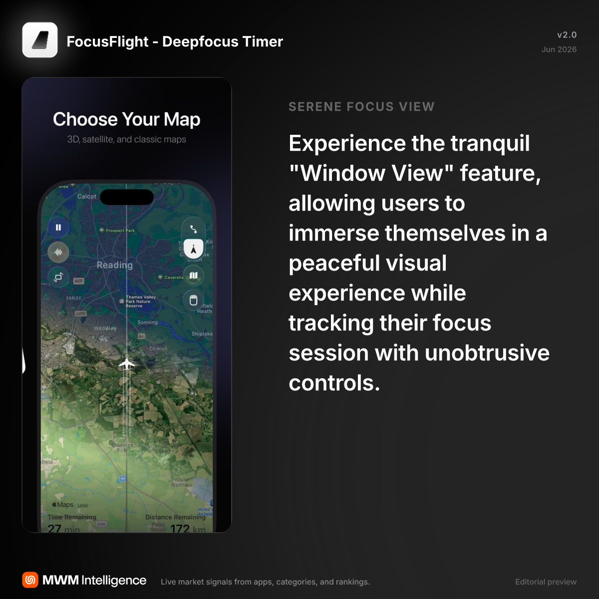 FocusFlight - Deepfocus Timer - Productivity App | MWM