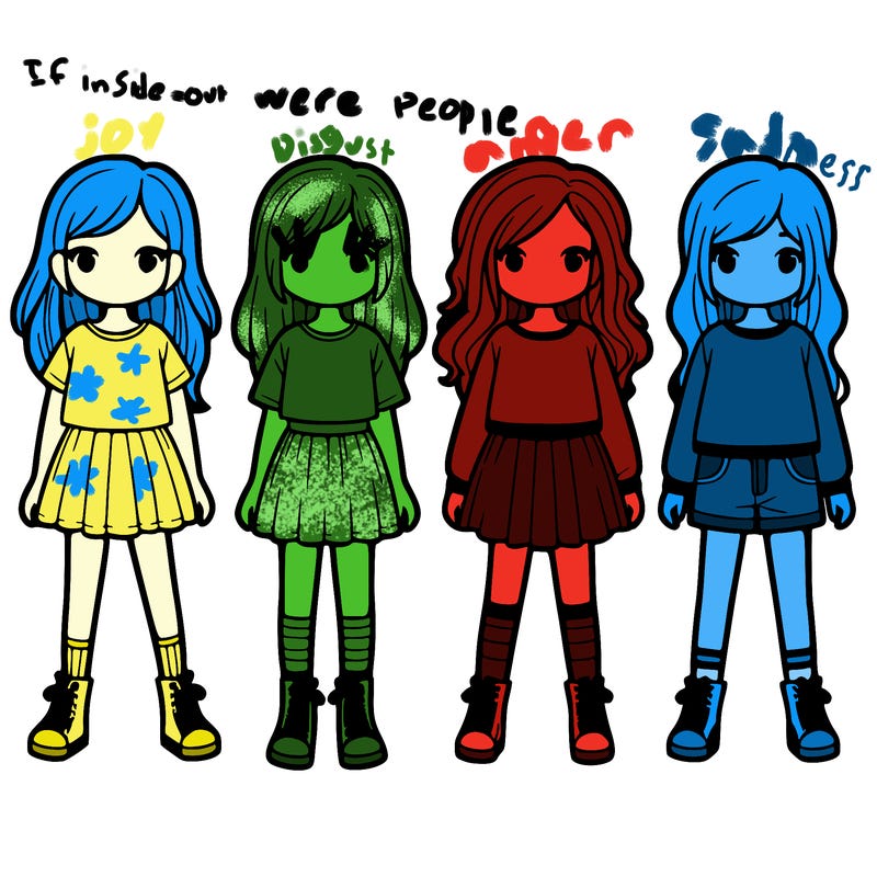 four girles standing