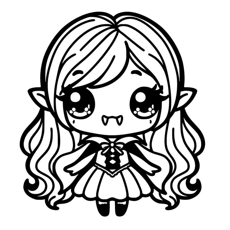 cute vampire girl