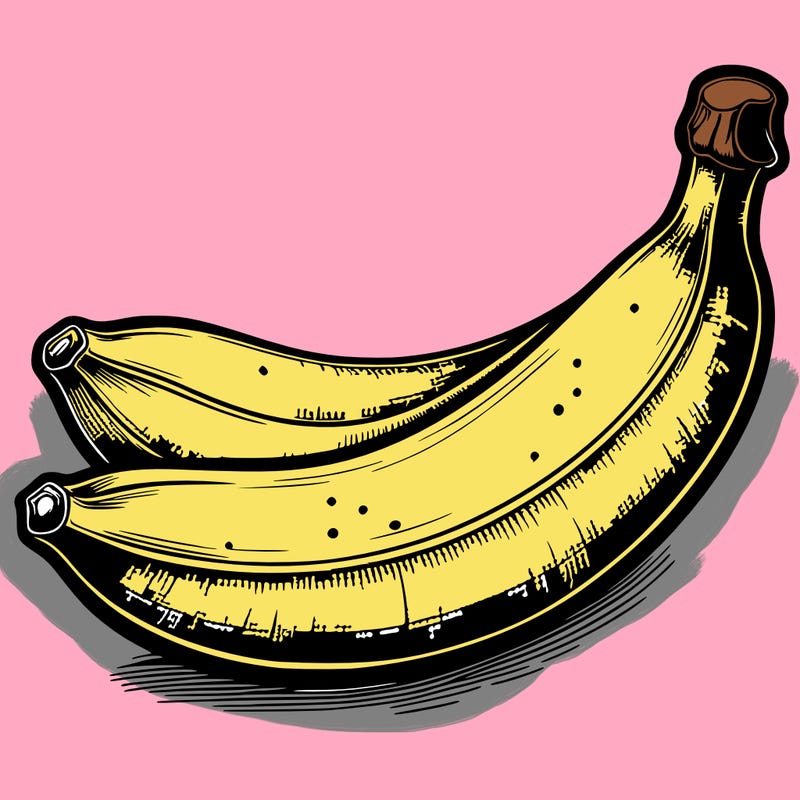 realistic detailed banana
