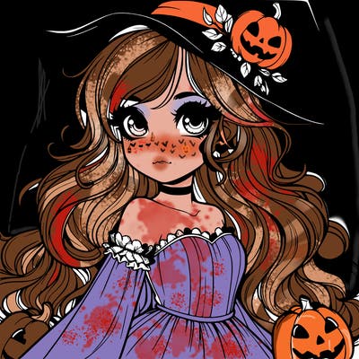 realistic girl halloween
