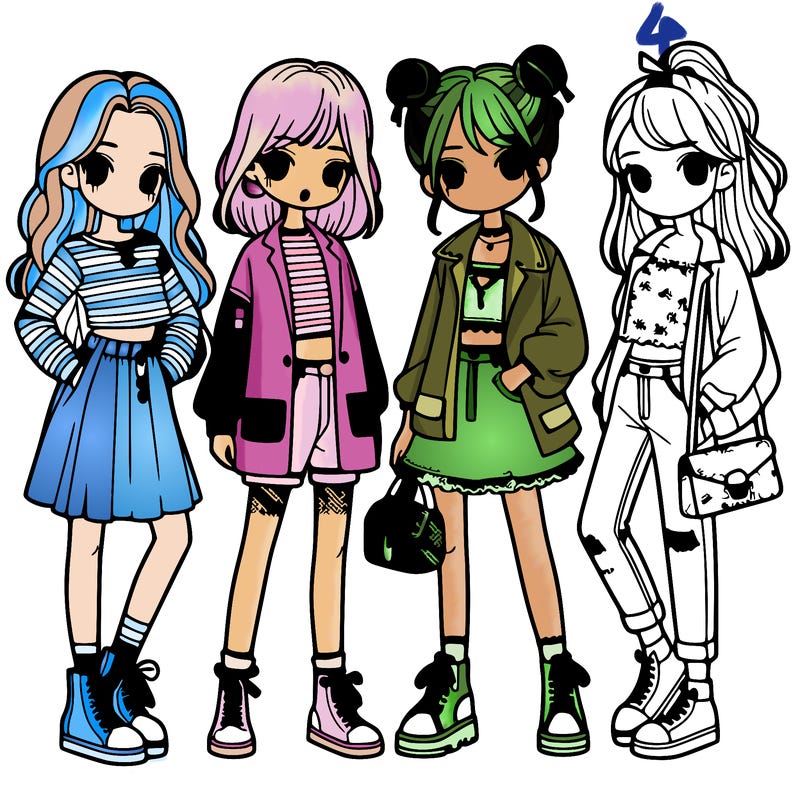 girls with fashion