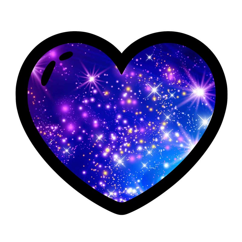 a blank heart