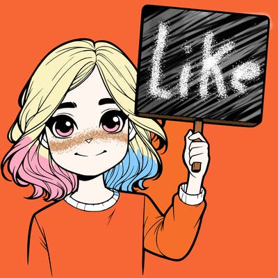 realistic girl holding up a sign