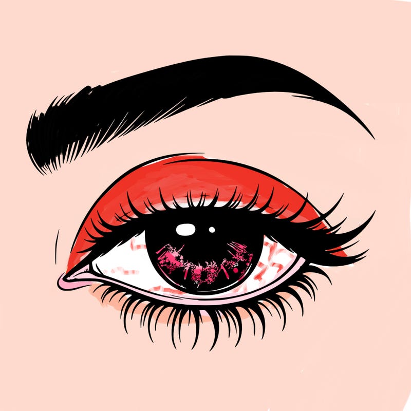 eye closed realistic